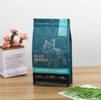 Factory Custom lamited plastic dog food stand up bag color printed pet food bag E